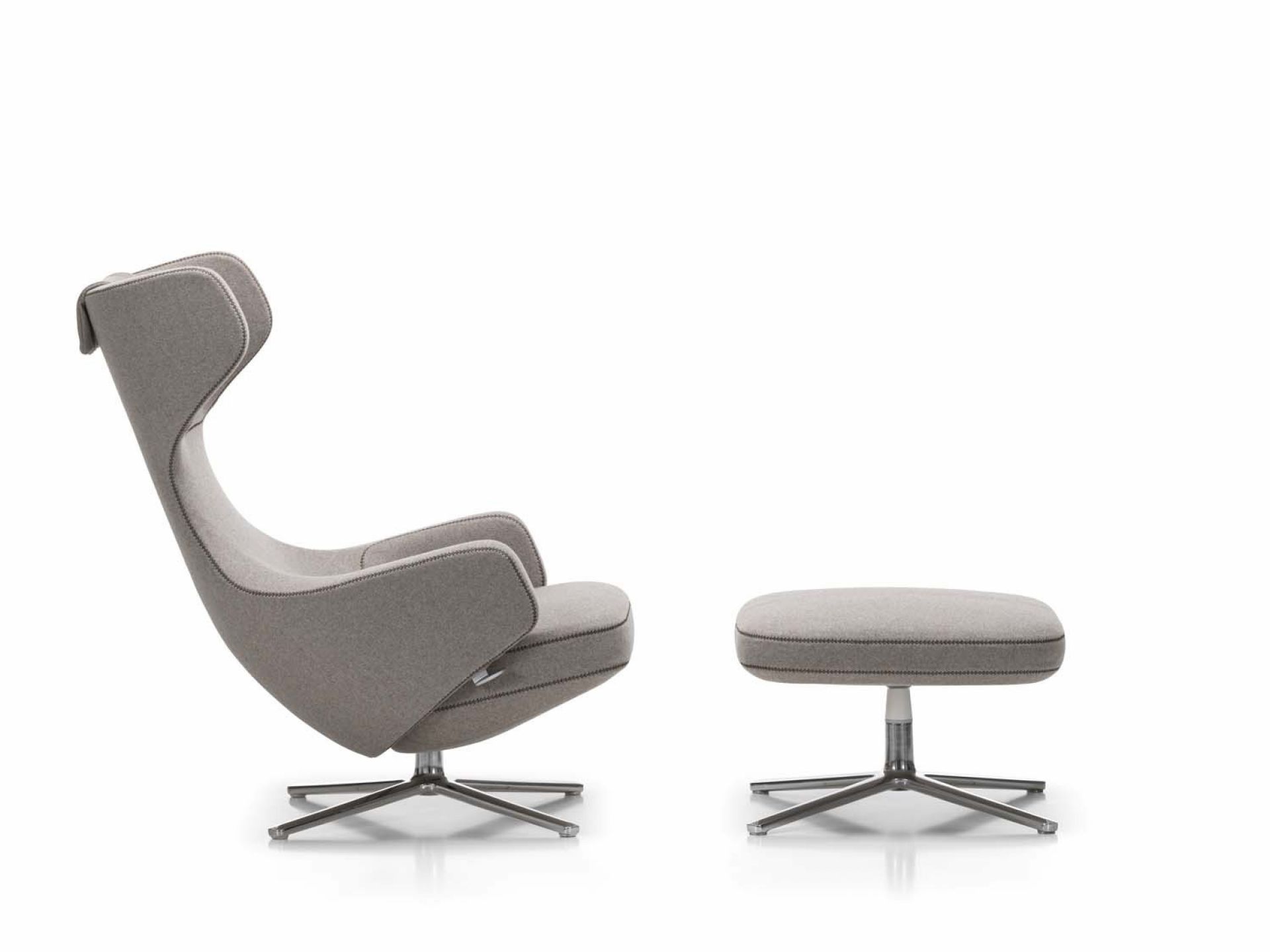 Grand Repos Sessel + Ottoman Vitra